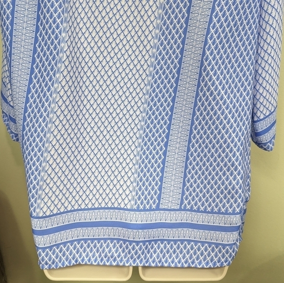 Norm Thompson Printed Tunic Popover Sz PM - Picture 10 of 13